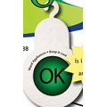 Refrigerator Food Safety Thermometer w/ "OK" Indicator